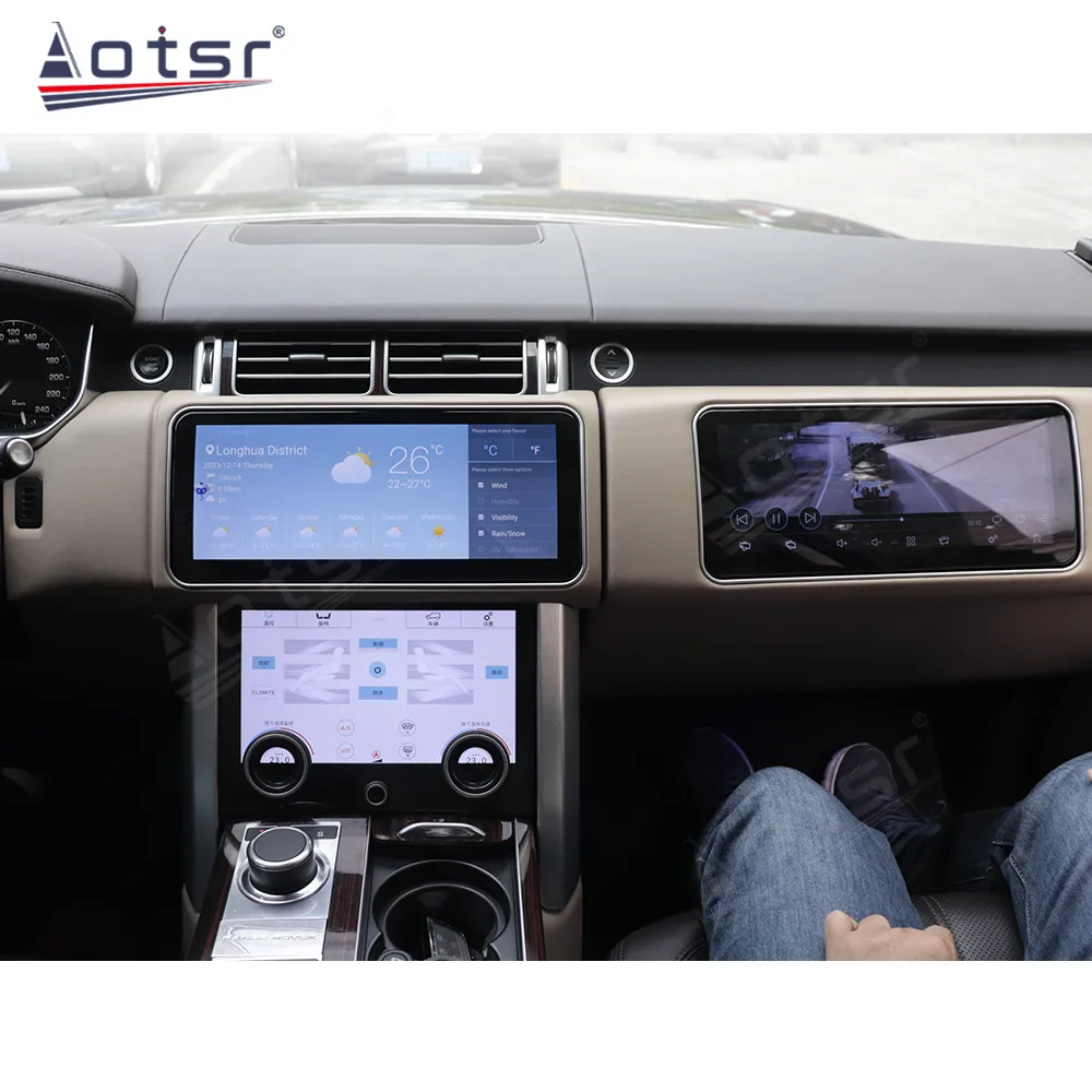 Radio con GPS para coche, reproductor Multimedia con Android 13, 2014 pulgadas, para Land Rover Range Rover Vogue L494/Sport L494 2017-12,3