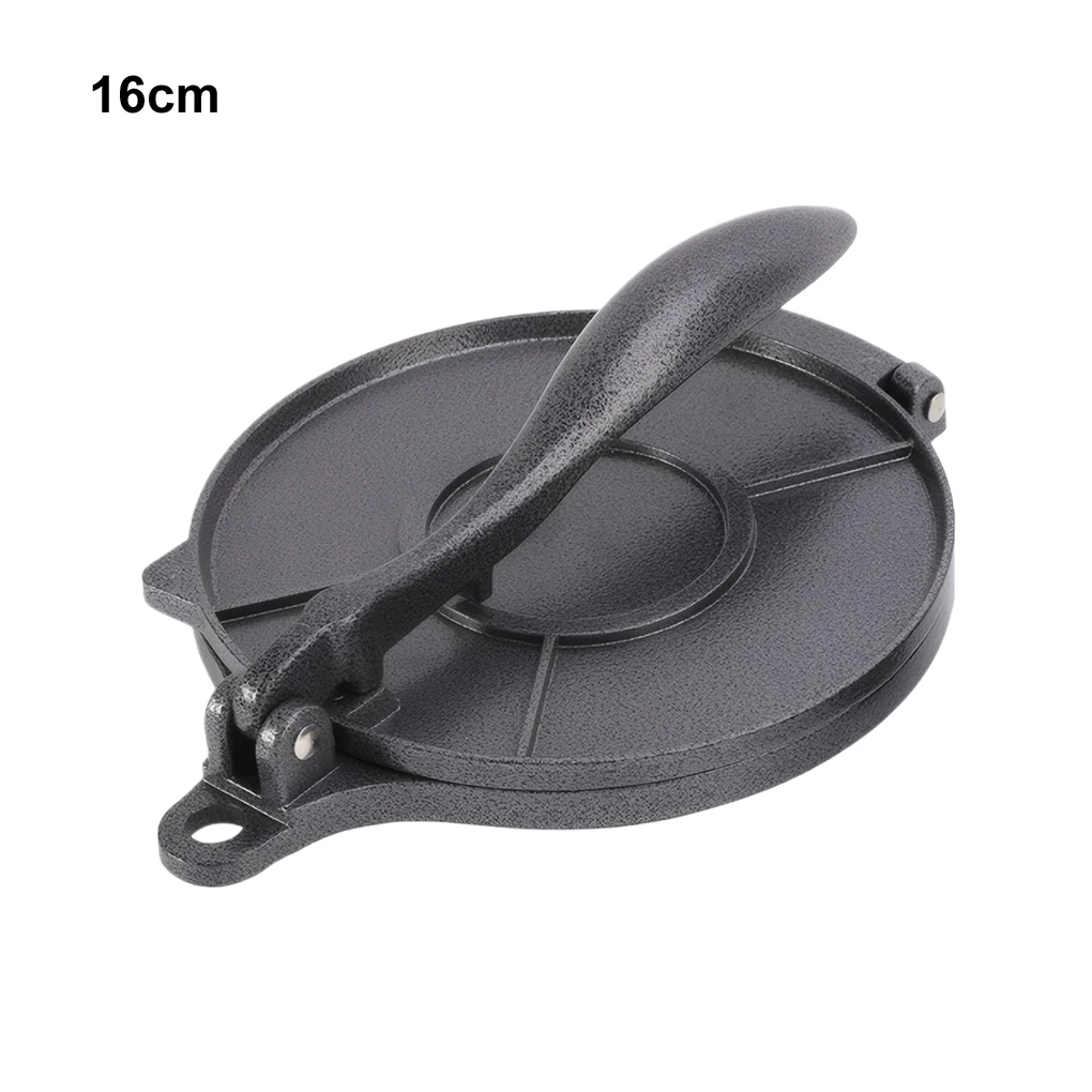 Aluminum Alloy Tortilla Maker Machine For Easy Crepe Making Tortillas To Corn Tortillas Doughs Press balck 16cm