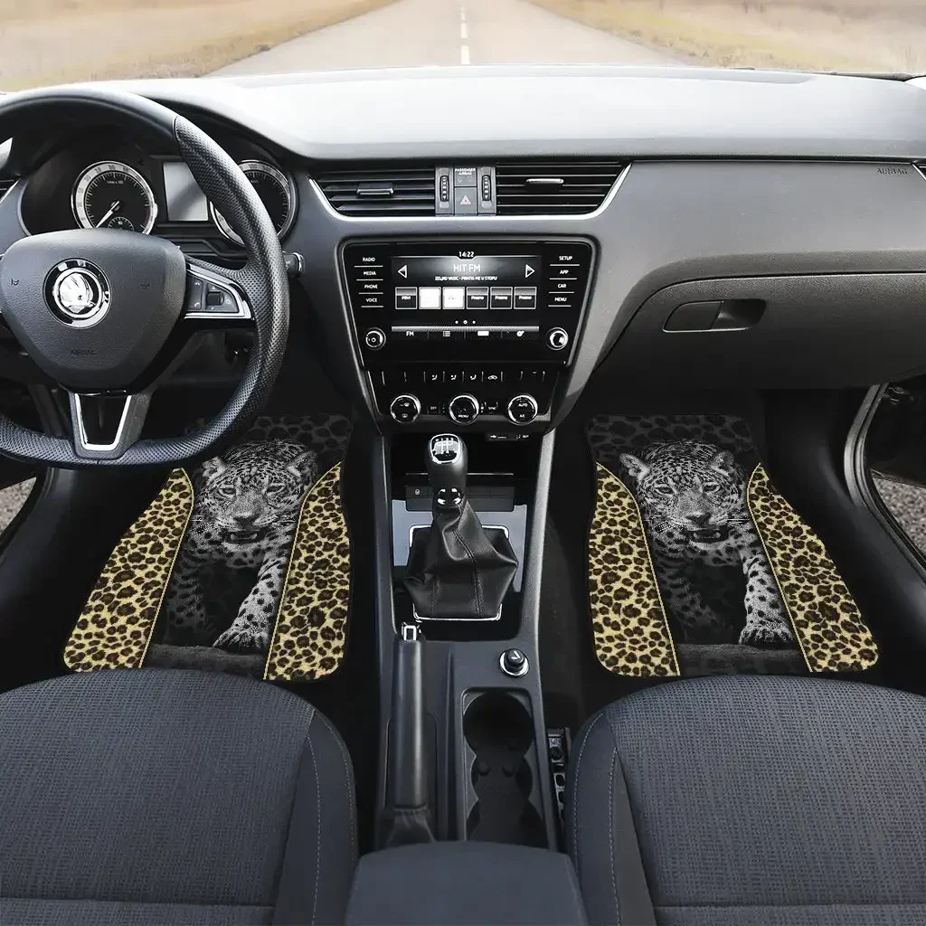 

Alfombrillas с леопардовым покрытием для coche, аксессуары для coche Ci 220520 -07 Juego completo alfombrillas lanteras y traseras pa
