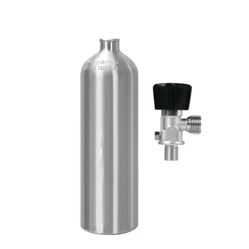 Fish tank CO2 cylinder CO2 explosion-proof oxygen filled cylinder Aquarium aluminum alloy high-pressure aluminum cylinder