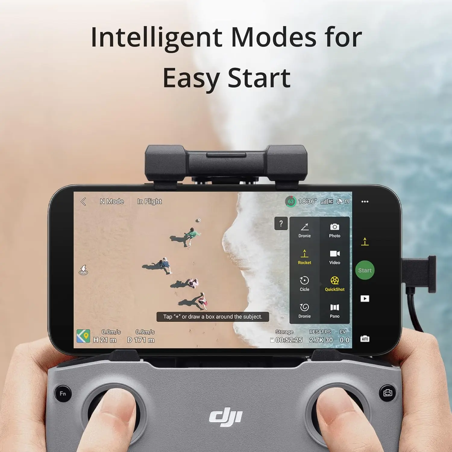 كاميرا DJI Mini 4K بدون طيار 4K/30 إطارًا في الثانية نقل فيديو عالي الدقة احترافي DJI أصلي جديد تمامًا