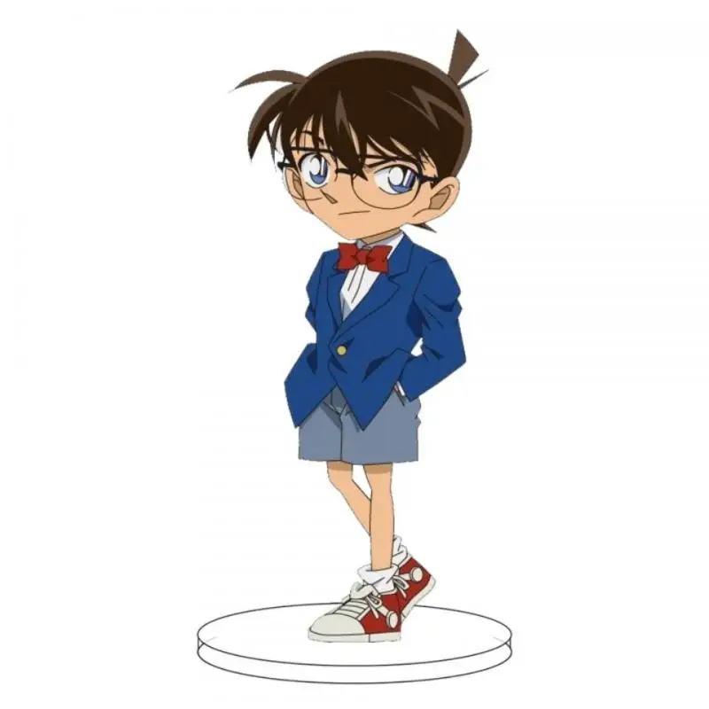 10Cm Anime Detective Conana Series Acrylic Stand Cartoon Cute Men Women Creativity Desktop Ornaments Model Toys Kawaii Kid Gift