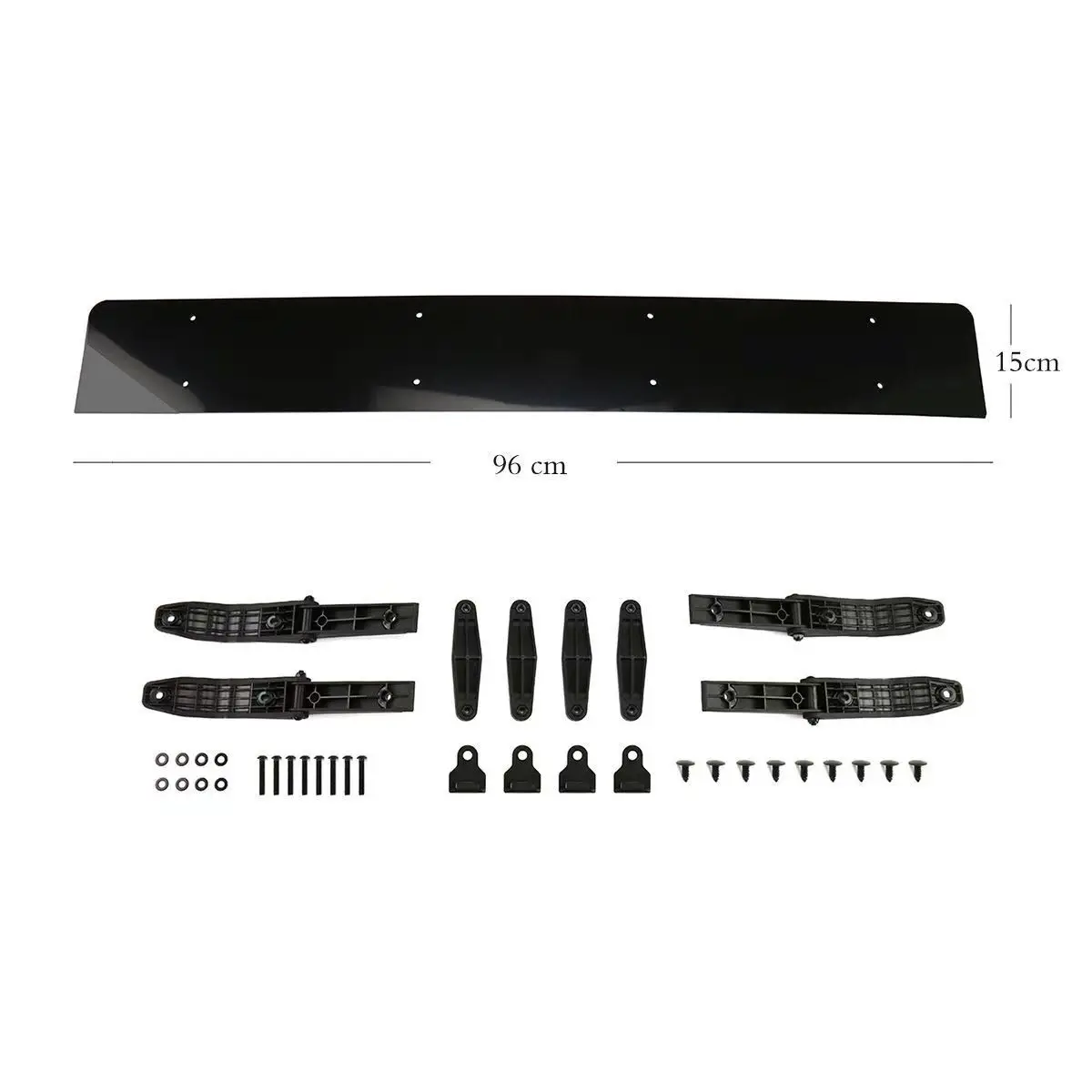 Spoiler sul tetto, deflettore, silenzioso universale, scheda di riduzione del rumore