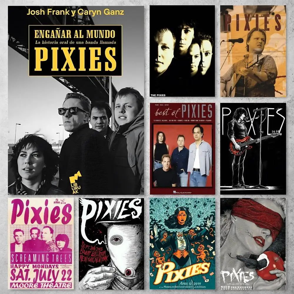 Póster de la banda de rock P-Pixies Doolittle, arte de pared para estudio, decoración de sala de estar, imagen única para decoración del hogar