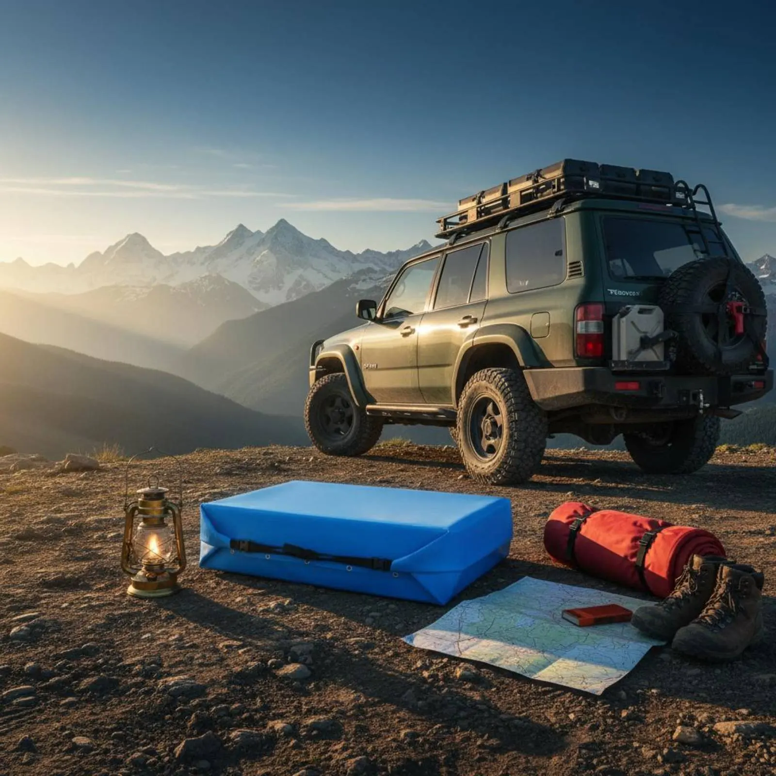 

Waterproof Rooftop Luggage Bag Universal Fit Car Rooftop Cargo Bag Roof Top Cargo Carrier Tearproof Vehicle Accessory Foldable