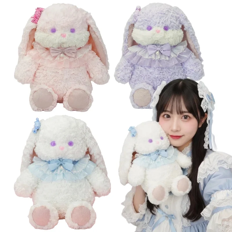 

43cm Girlish Heart Rabbit Plush Doll Running Series Plush Toy Lolita Rabbit Stuffed Animal Doll Kid Companion Doll Gift