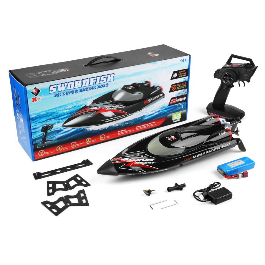 Hot Selling WL916 2.4g Electric Remote Control Boat 50CM Motor Brushless High-Speed 55KM/H Hobby RC Jet Boat