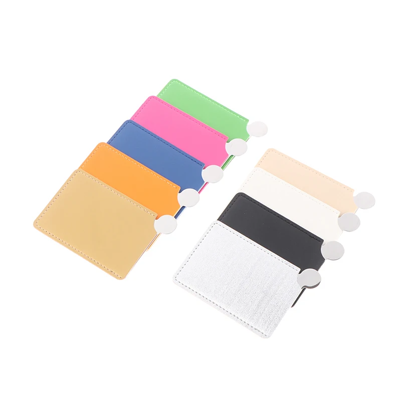 1 قطعة صغيرة محمولة من الفولاذ المقاوم للصدأ غير قابلة للكسر مرآة جيب للمكياج مرآة لمستحضرات التجميل مرآة جيب يدوية لطيفة للمكياج #1