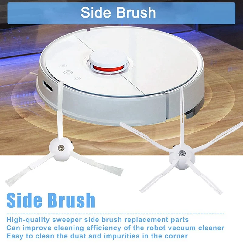 قطع غيار لـ شاو روبوروك ، مكنسة آلية ، فرشاة رئيسية ، فرشاة جانبية ، فلاتر ، قماش ممسحة ، S4 ، S5 ، S6 ، E4 ، E20 ، E25 ، E35 ، S50