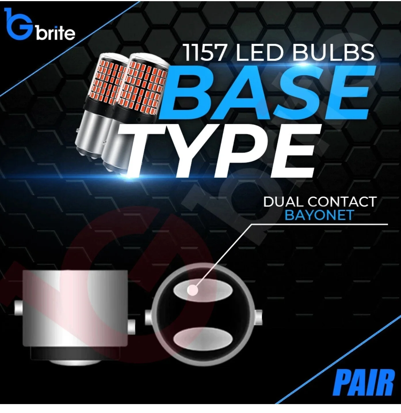2025 update 144 LED 1157 P21/5W BAY15D CANBUS STOP TAIL LIGHT BRAKE LIGHT 380 RED BULBS