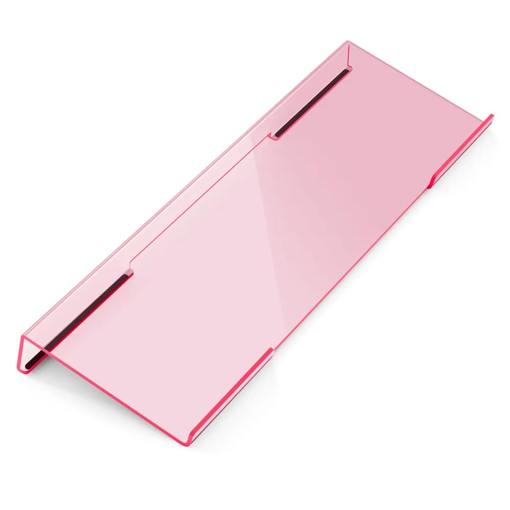 NEW 17 Inch Keyboard Stand Ergonomic Tilted Keyboard Riser Stand Easy Typing Acrylic Computer Keyboard Holder for Office Work