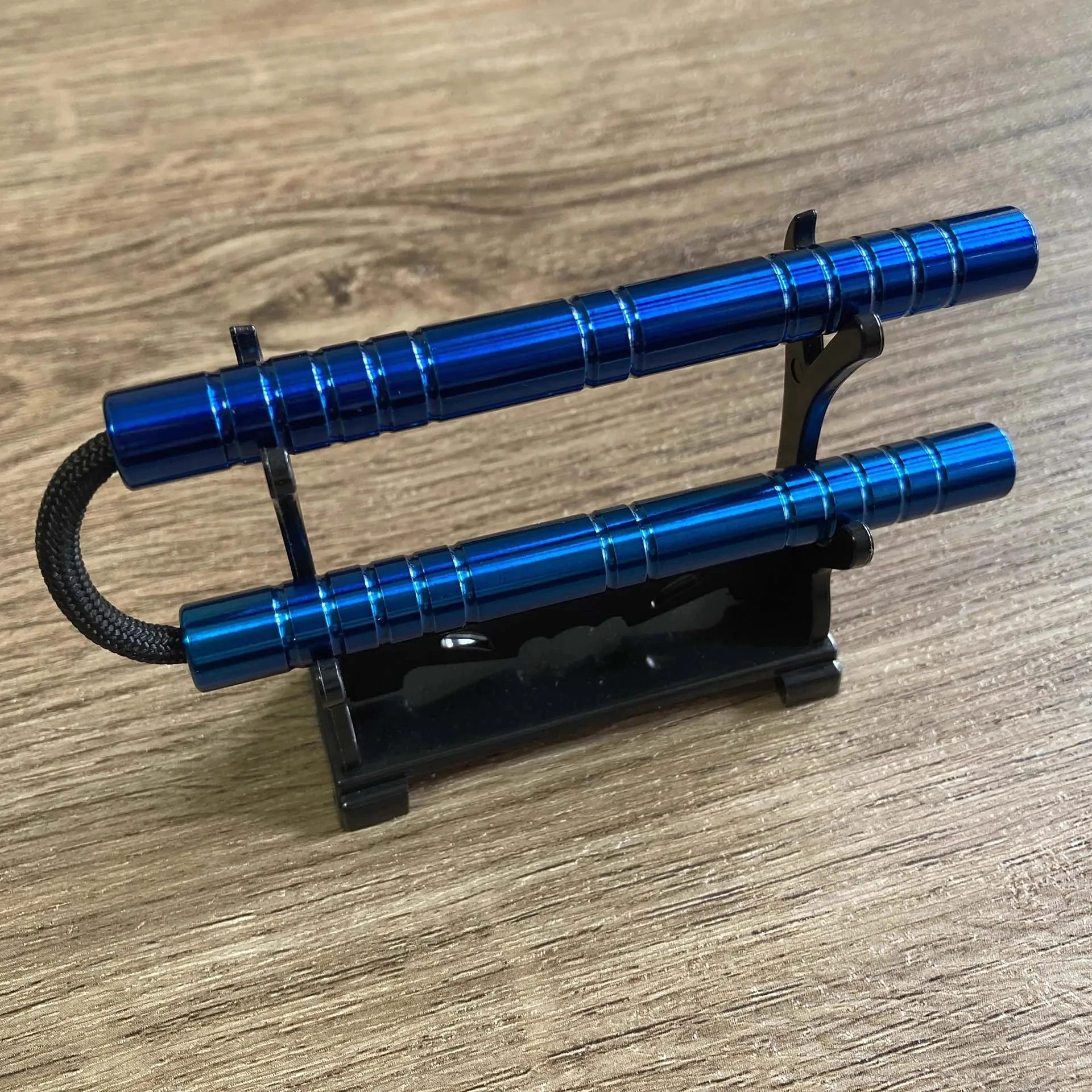 Imagem -03 - Stress Relief Mini Nunchakus Begleri Habilidade Toy Thumb Mandris Treinamento Nunchucks Artes Marciais para Exercício de Dedos