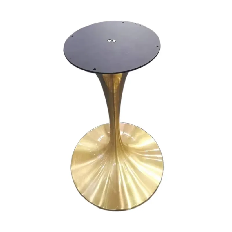 Patas de Mesa Metálicas de una Pieza en Forma de Tulipán, Patas de Mesa de Centro de Lujo, Base para Mesa de Té, Mesa de Comedor, Patas de Soporte para Mesa de Mini Bar, Sillas