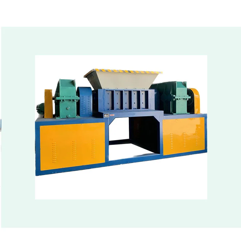 Large Garbage Disposal System Biaxial Shear Crusher Scrap Steel Metal Car Shell Shredder