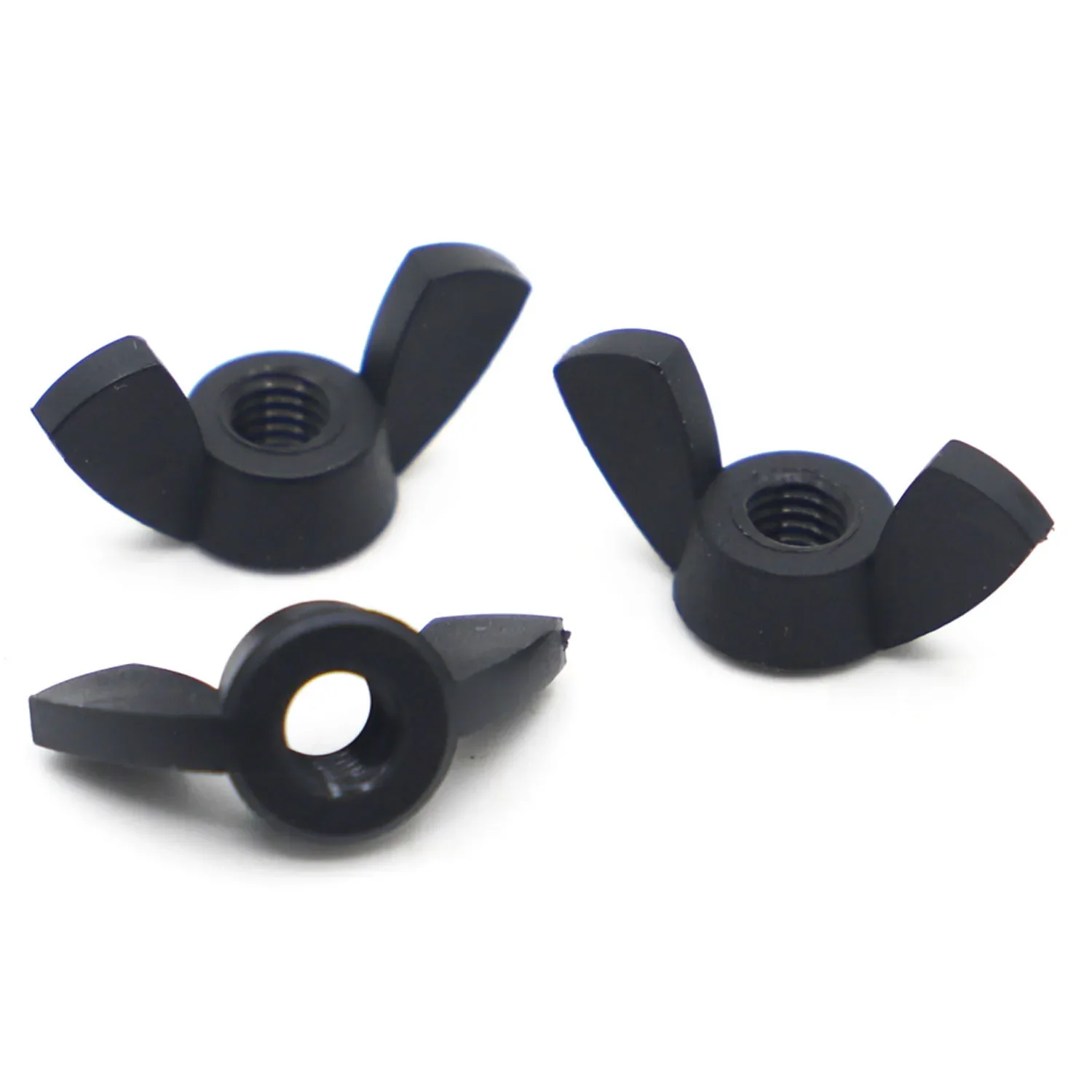 DIN315 Black Nylon Plastic Nut Wingnut Butterfly Nut Ingot Wing Nuts M3 M4 M5 M6 M8 M10 M12