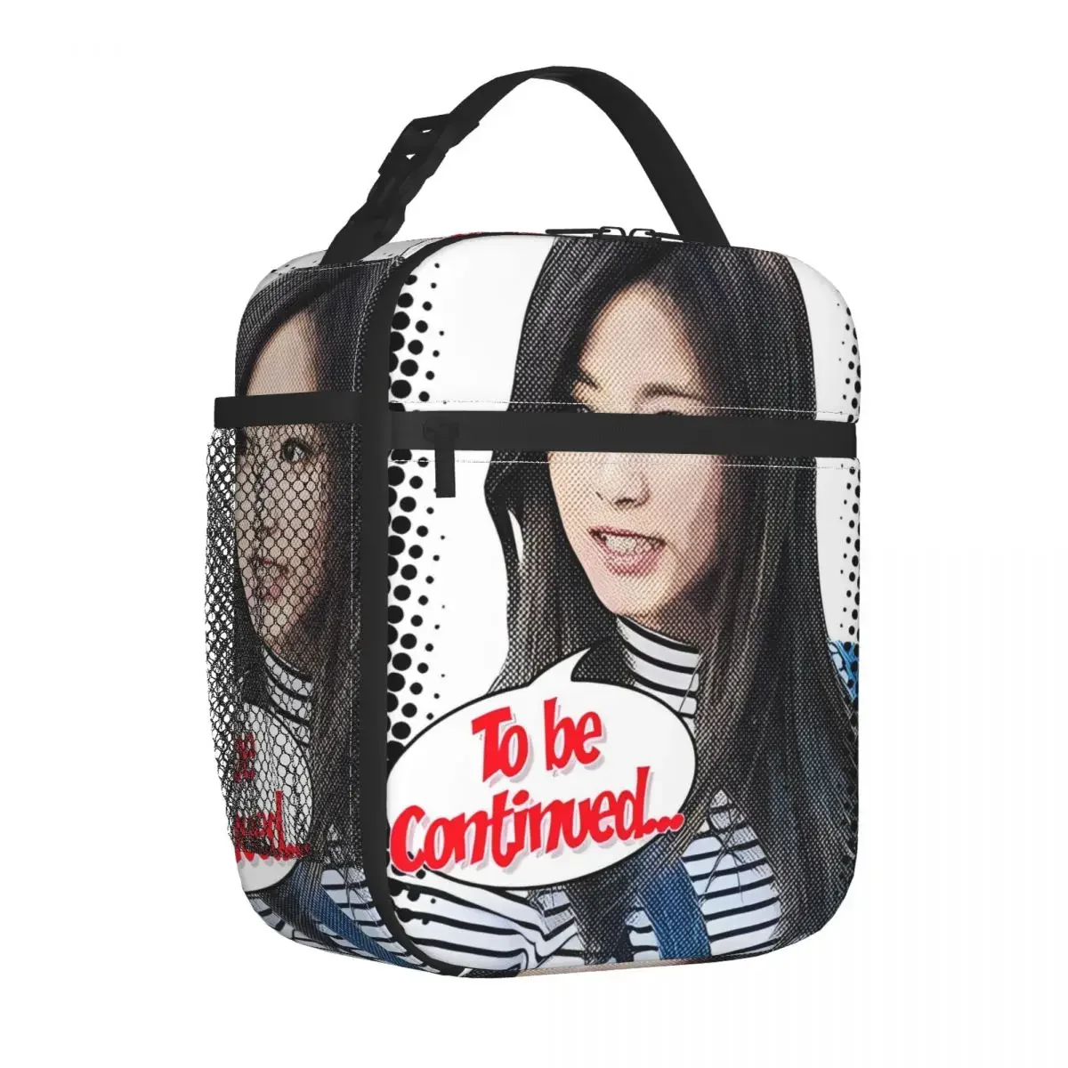 Tzuyu Twice Product Insulated Lunch Bags For School Office Korea Kpop Food Storage Bag Portable Thermal Cooler Lunch Boxes