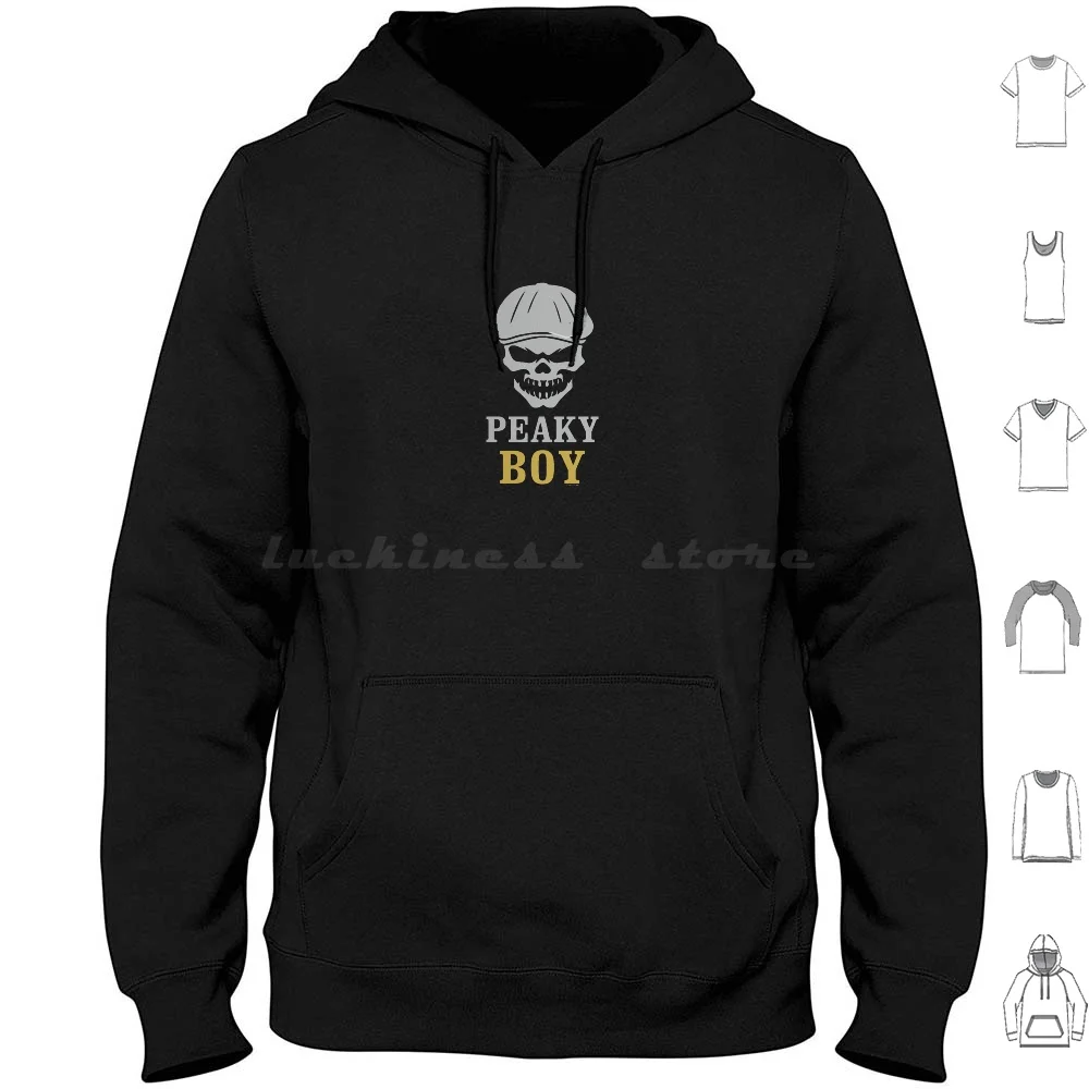 Newsboy Skull Hoodie Cotton Long Sleeve Murphy Shelby Cillian Arthur John By Order Fookin Birmingham Flat Cap Drama Thomas