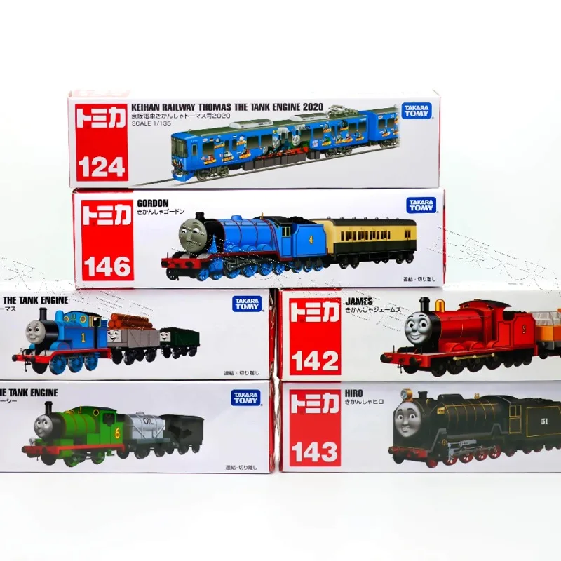 TOMICA Tomaspecicino trem James Gordon Harold tram Bus modelo de trem de liga de simulação, brinquedo para meninos, presente para crianças.