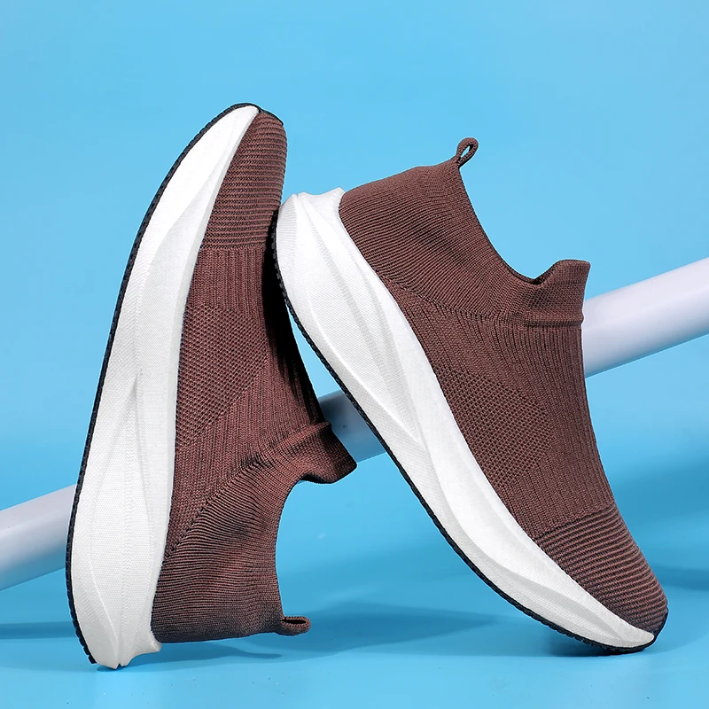 Men Running Shoes Walking Shoes Sock Shoes Men Sneakers Slip On Loafers Sport Shoes Men Sneakers Casual Shoes Couple Shoes