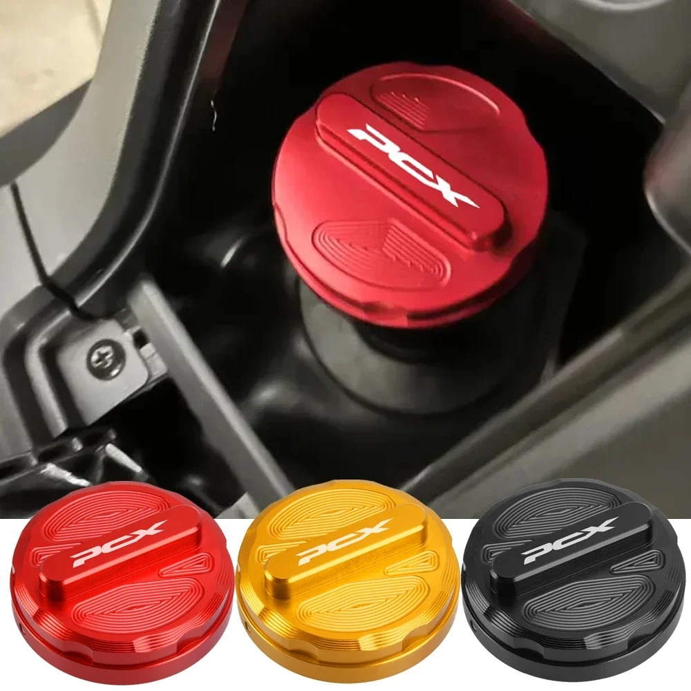 PCX125 PCX150 Fuel Tank Cover Petrol Box Cap For Honda PCX 125 150 160 200 EV MPG PCX160-CBS 2018 2019 2020 2021 2022 2023 2024