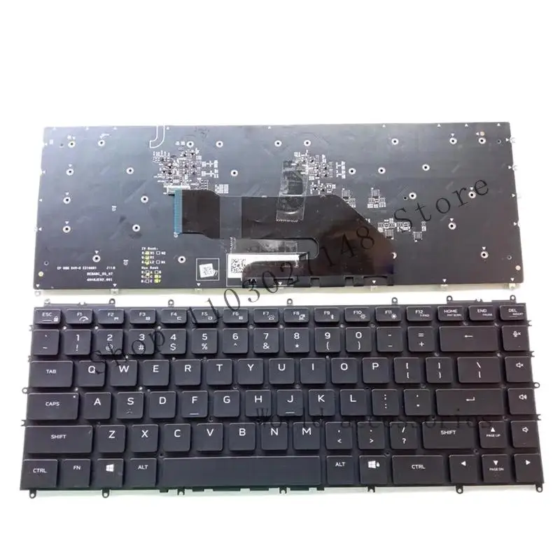 

Клавиатура с RGB-подсветкой и США для ноутбука DELL X15 R1 для Alienware X15 R2 X15R1 X15R2 #