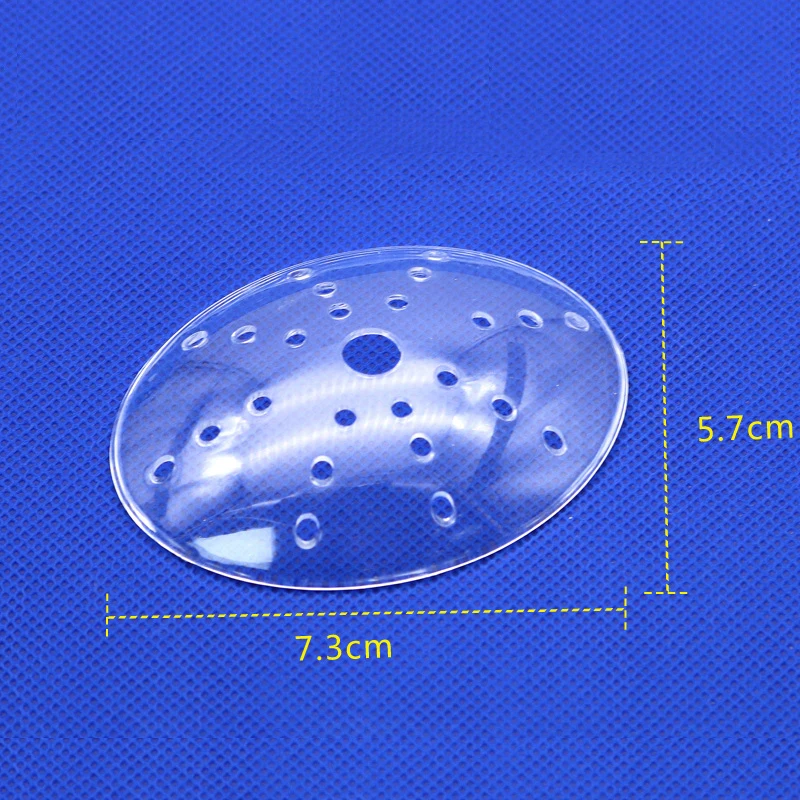 Eye Protection Eye Shield Breathable Single Eye Shield Porous Plastic Transparent Eye Shield Ophthalmic Oval Eye Shield