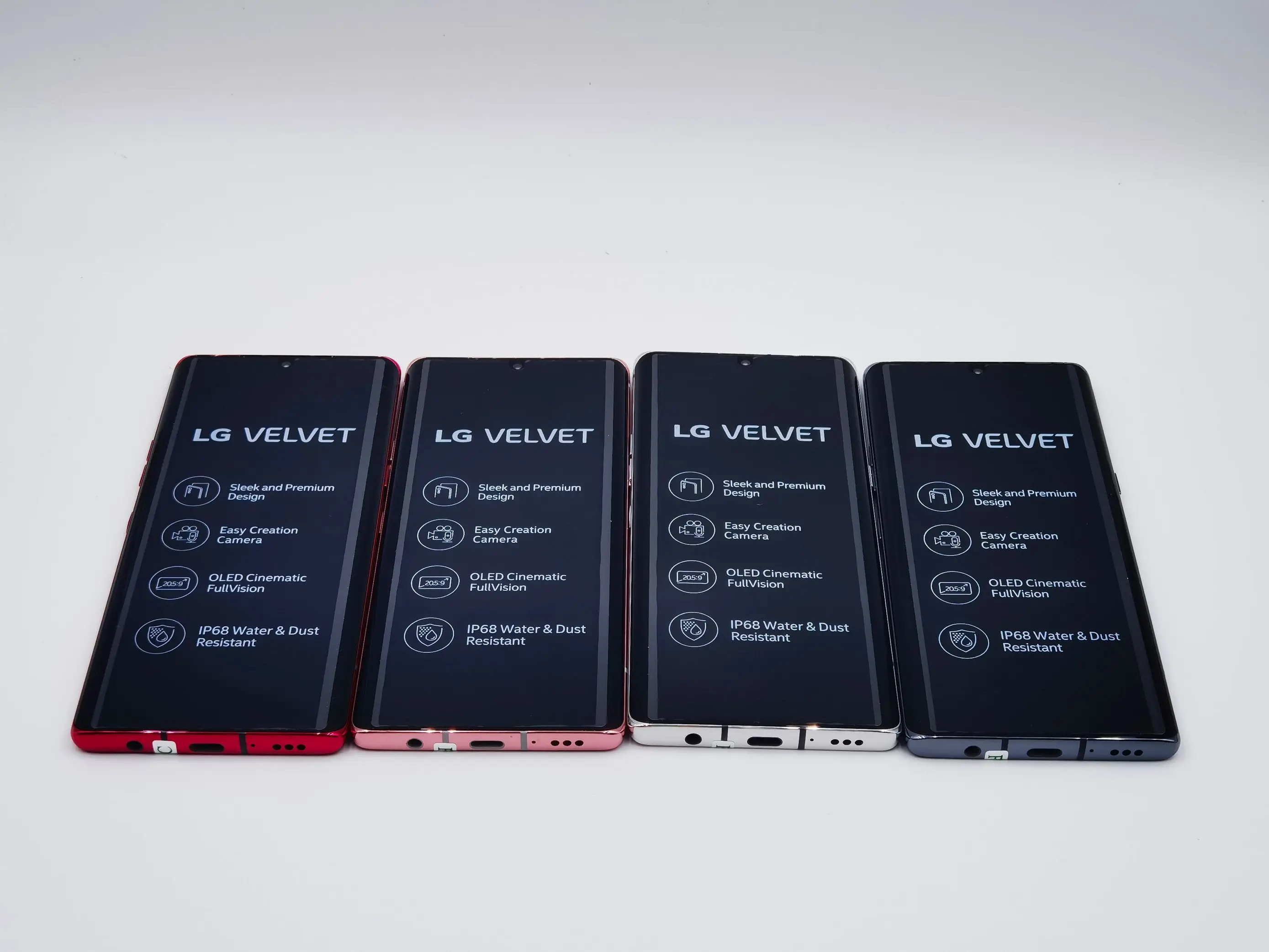 الأصلي 96% جديد LG VELVET G9 G900VM/N 5G 6.8 بوصة NFC 6GB RAM 128GB ROM 48MP OctaCore Andriod 4G LTE هاتف محمول مستعمل #4