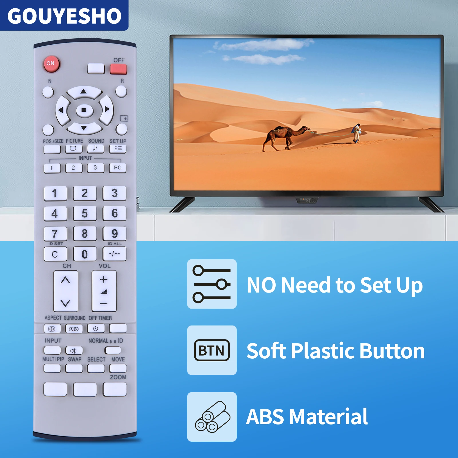 Новинка, пульт дистанционного управления для Panasonic EUR7636070R, телефон, стандартный дисплей, плазменный дисплей HDTV TV