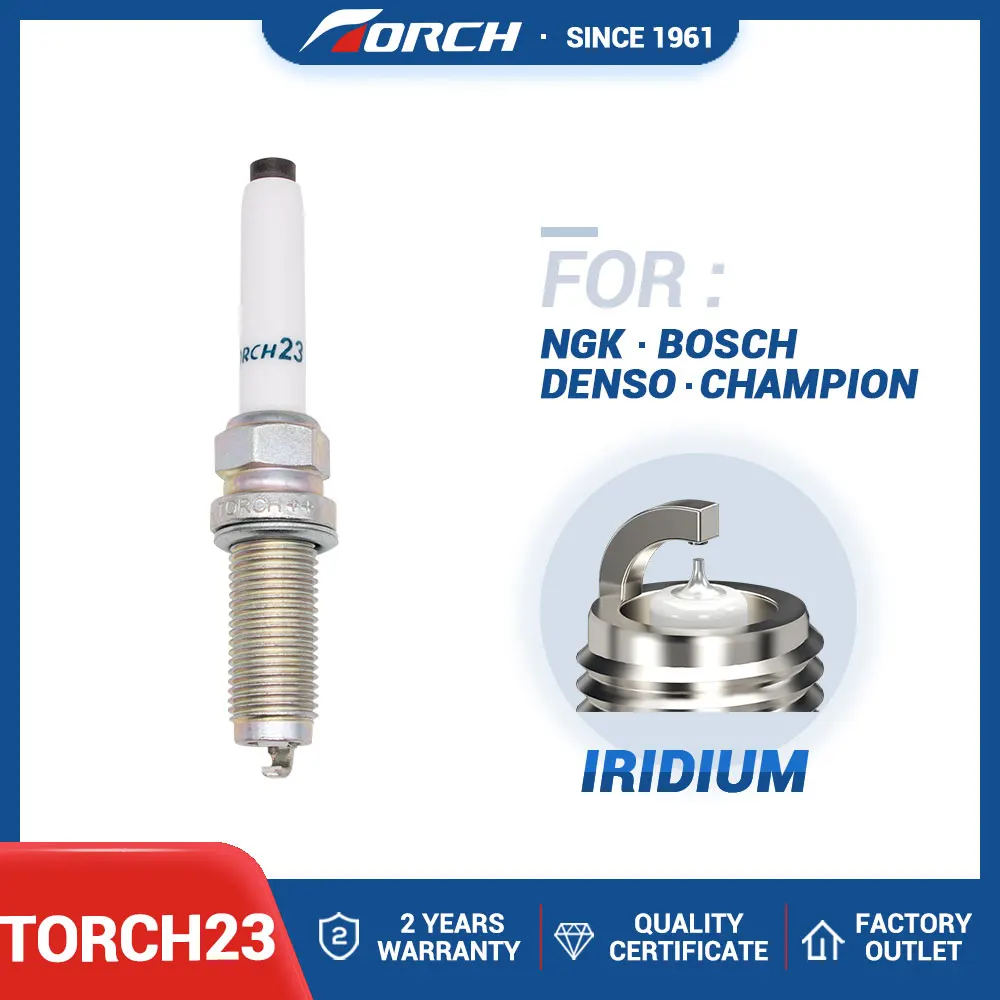 

1PCS Candle Replace for ILKFR8B-G 2036512100 Iridium Platinum Spark Plug TORCH23 Fit for GEELY ICON 1.5T 2019-2022 JLH-3G15TD