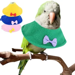 Parrot Neck Collar Recovery Anti-Biting Pecking Injury Elizabeth Protective Collar For Birds Cloak Pets Warm Clothes