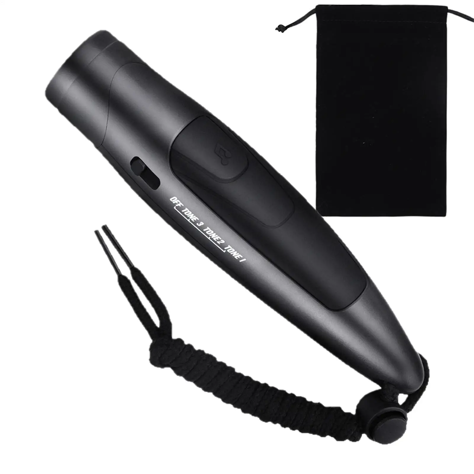 Electronic Whistle Adjustable Horn with Clear Sound Recess with Neck Strap for Enthusiast Teacher Outdoor Class Pet Training
