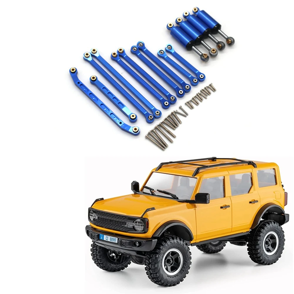 For FMS 1/18 EAZYRC Arizona Bronx RocHobby FIRE Horse Metal Shock Absorber Link Rod Steering Link RC Car