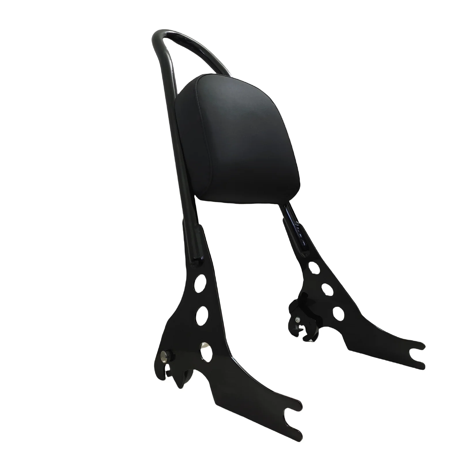 GZICMA Sissy Bar staccabile Passeggero Barra verticale Schienale nero lucido per Harley 2004-later XL 48 72 Iron Sportster 883 1200