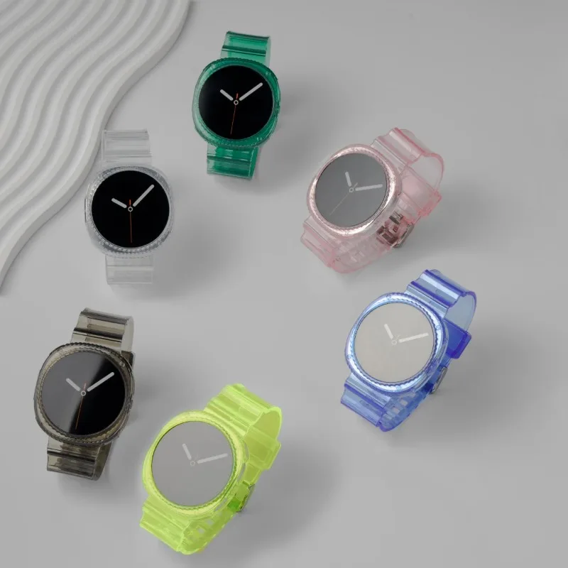 Case+Strap for Samsung Galaxy Watch 8 40mm 44mm Band Pulseira Transparent Silicone Bracelet Correa Galaxy Watch 8 Accessories