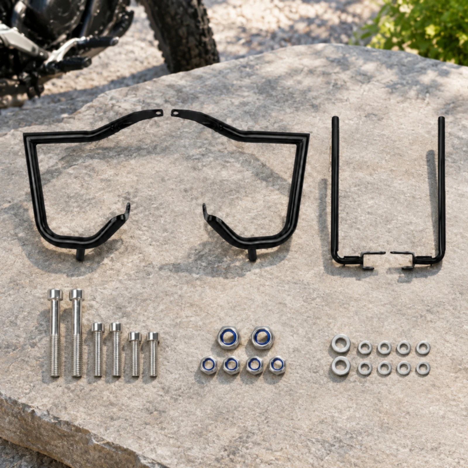 Harley Touring Guard Bar Long-Lasting Aluminum Motorcycle Guard Bar Easy to Install Sleek for Everyday Riding