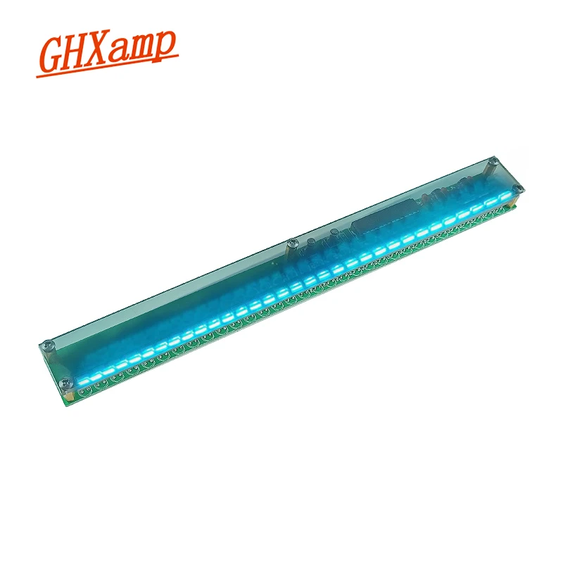 Ghxamp 32 segment quadratisch eis blau audio rhythmus melodie musik pegel anzeige licht bühne DC8-14V ein kanal drahts teuerung 1pc