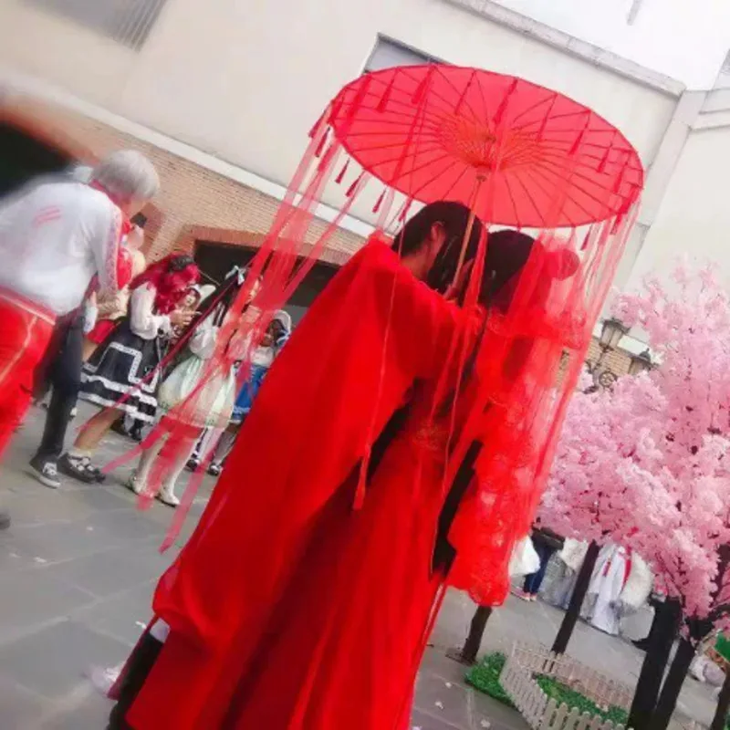 أزياء Tian Guan Ci Fu Xielian التأثيرية أزياء Huacheng Xie Lian أزياء الزفاف Xielian Huacheng أزياء قديمة فستان Xilian Hanfu