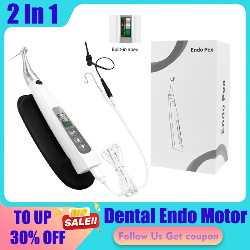 Wireless Dental Endo Motor Bulit With Apex Locator High Accuracy Dental Lab Equipments Root Canal Treatment Dentistry Supplies