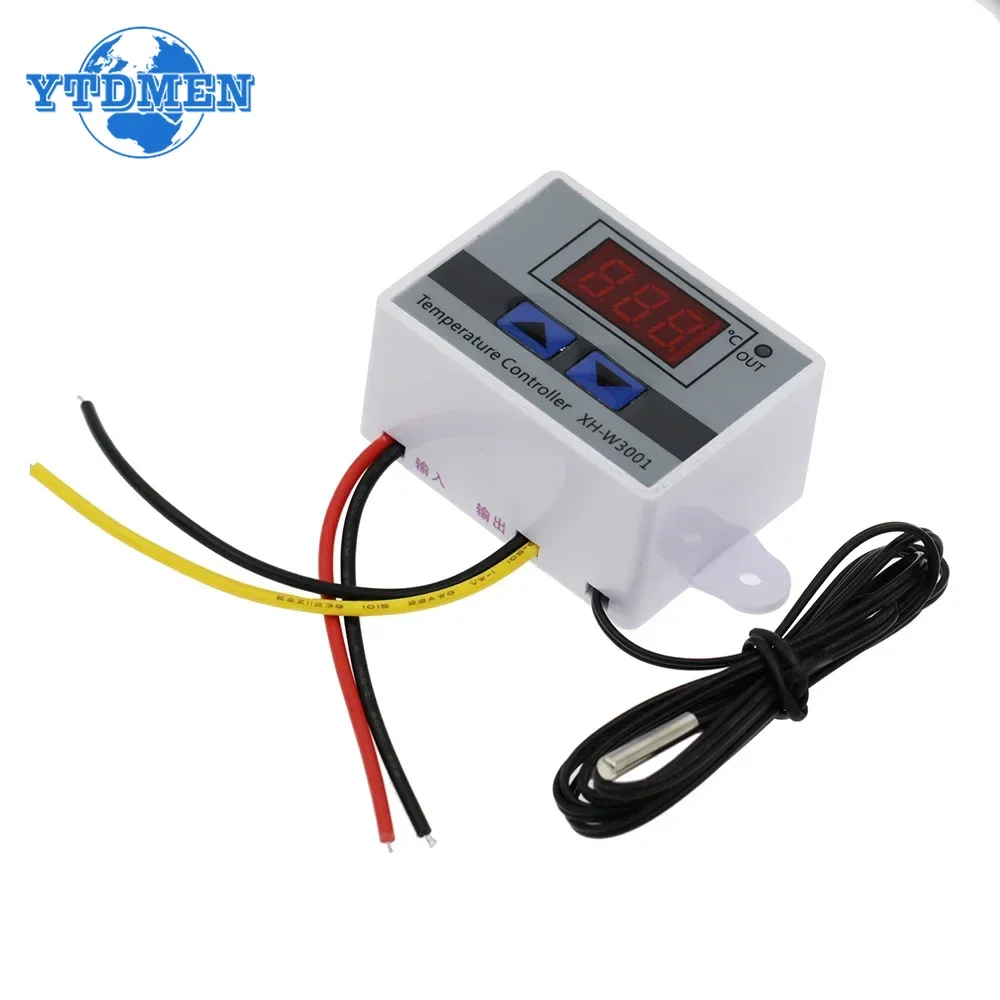 XH-W3001 Digital Control Temperature Microcomputer Thermostat Switch Thermometer New Thermoregulator 12V/24V/220V 10A