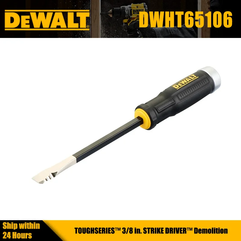 dewalt-dwht65106-toughseries-™-3-8インチ-ストライクドライバー-™-解体用多機能耐腐食性アンチプライハンドツール高品質