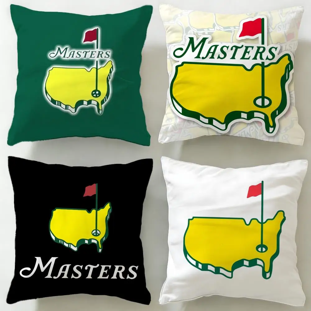 classic sports event Masters Golf Cushion Cover Soft & Easy-Wash Pillow Case – Versatile for Couch, Bed, Travel and Office