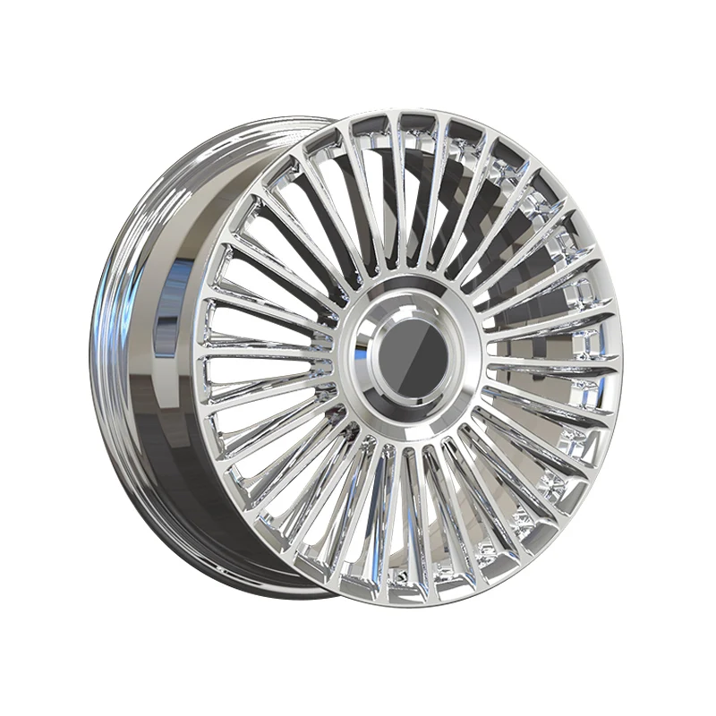 &c Luxury Design Rays Forged Rims Elaborate Polishing Silver  Alloy Passenger Car Wheels for Mercedes-benz Vito