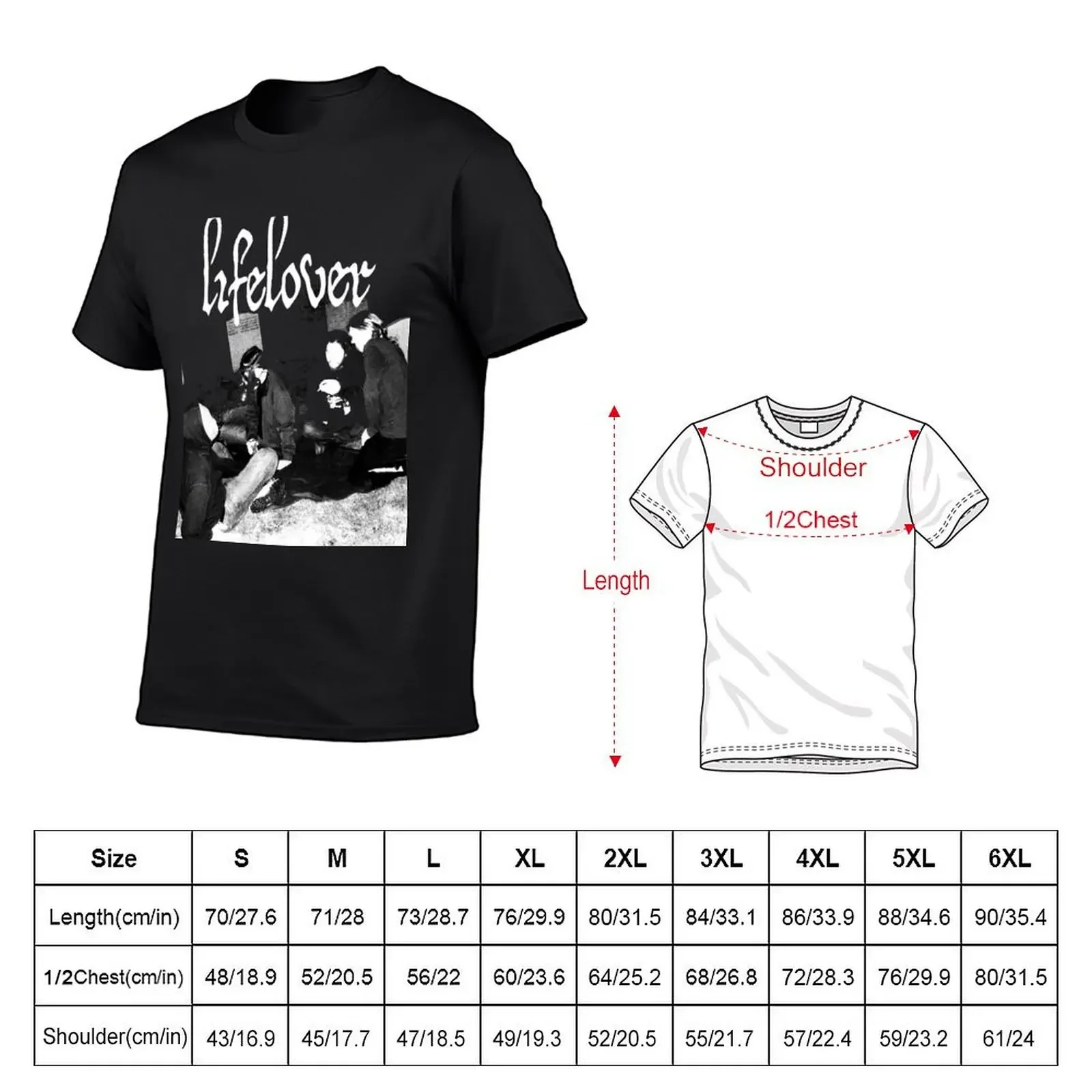 Lifelover Total Band T-Shirt quick-drying hippie clothes heavyweights street wear compression shirt men