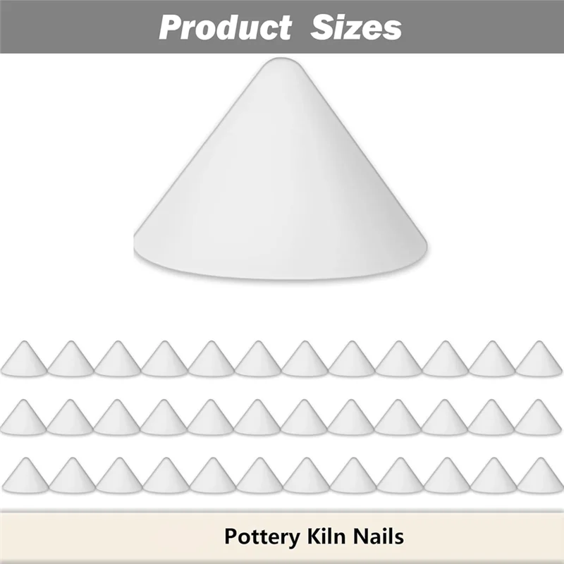 ABBK-Gwoździe для печи. Высокотемпературные огнеупорные конусные опорные гвозди для керамики, керамики, стеллажей для печи.