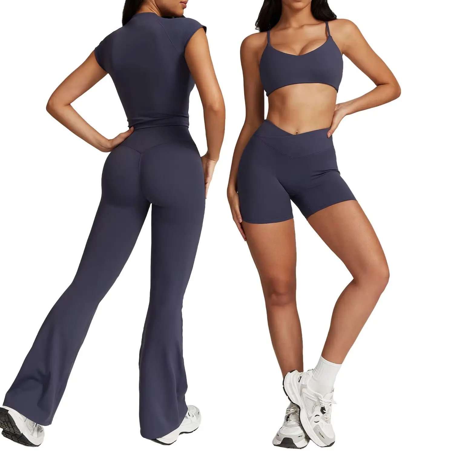

2 Piece Yoga Clothes Workout Sets Women Sportswear Gym Set Women Tracksuit Running Sports Bra Fitness Leggings Female