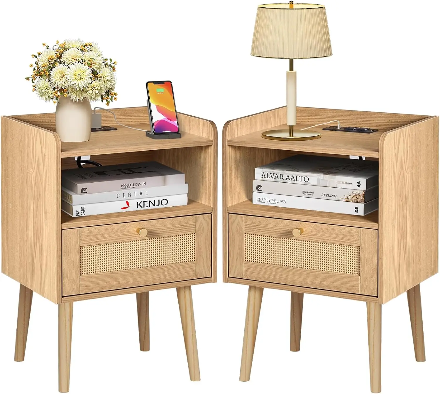 

Night stand Set of 2, Bedside Tables