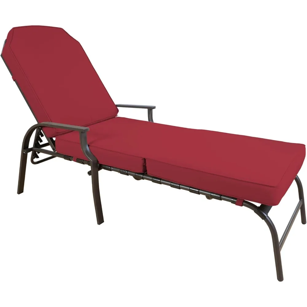 Maya Chaise Lounge - Outdoor Patio Recliner Chair, Comfortable Patio Lounge Chair, Elegant Chaise Lounge Chair for Relaxation,