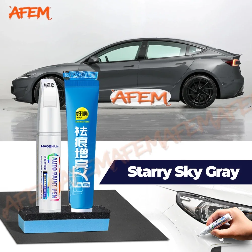 Car Touch Up Paint Pen Scratch Repair Scratch Remover Wax Paint Care For Tesla Model 3 Highland 2017-2025 2021 2022 2023 2024