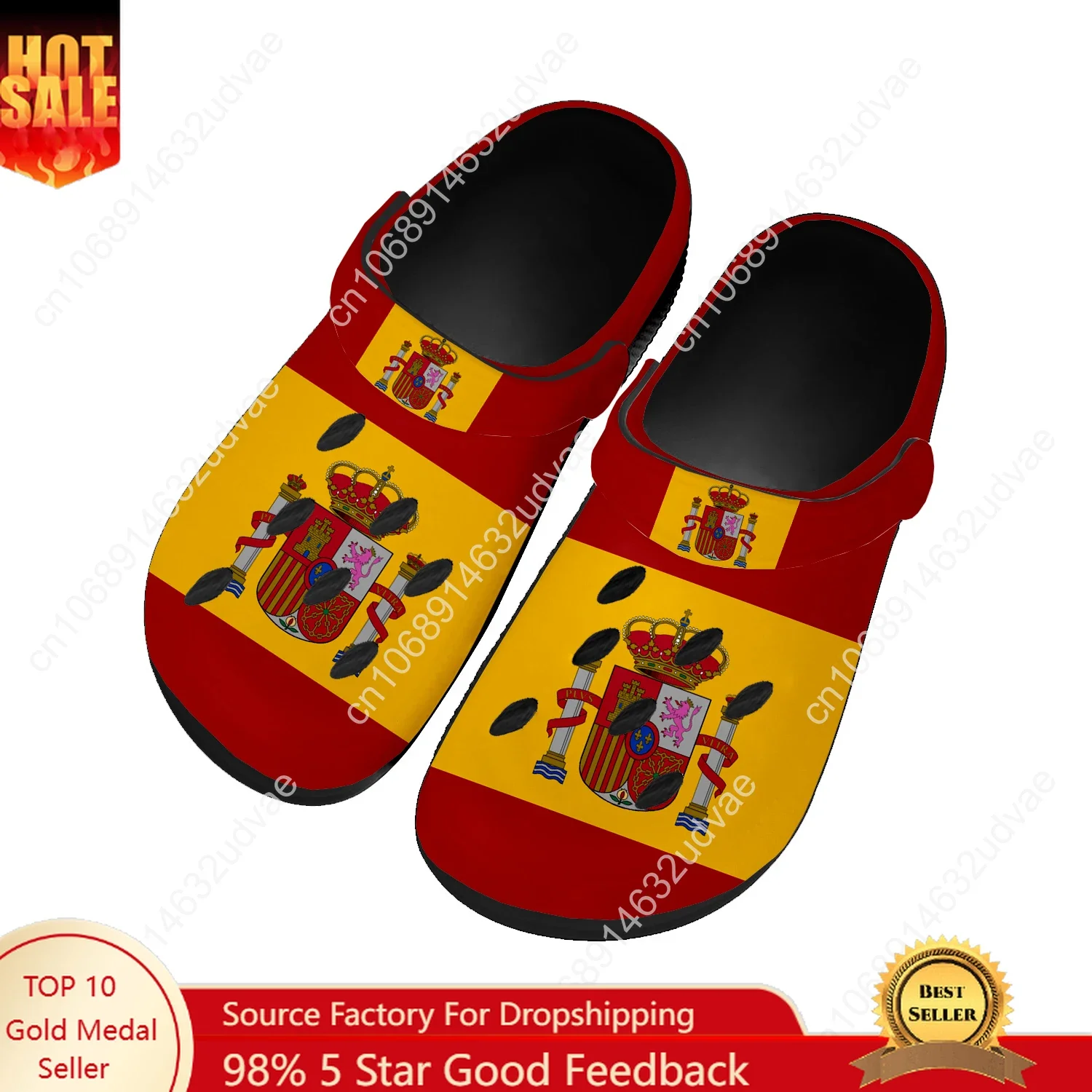 

Spain Flat Water Shoes Men Women Teenager Comfortable Fashion Home Garden Clogs Custom Sandals Beach Breathable Hole Slippers