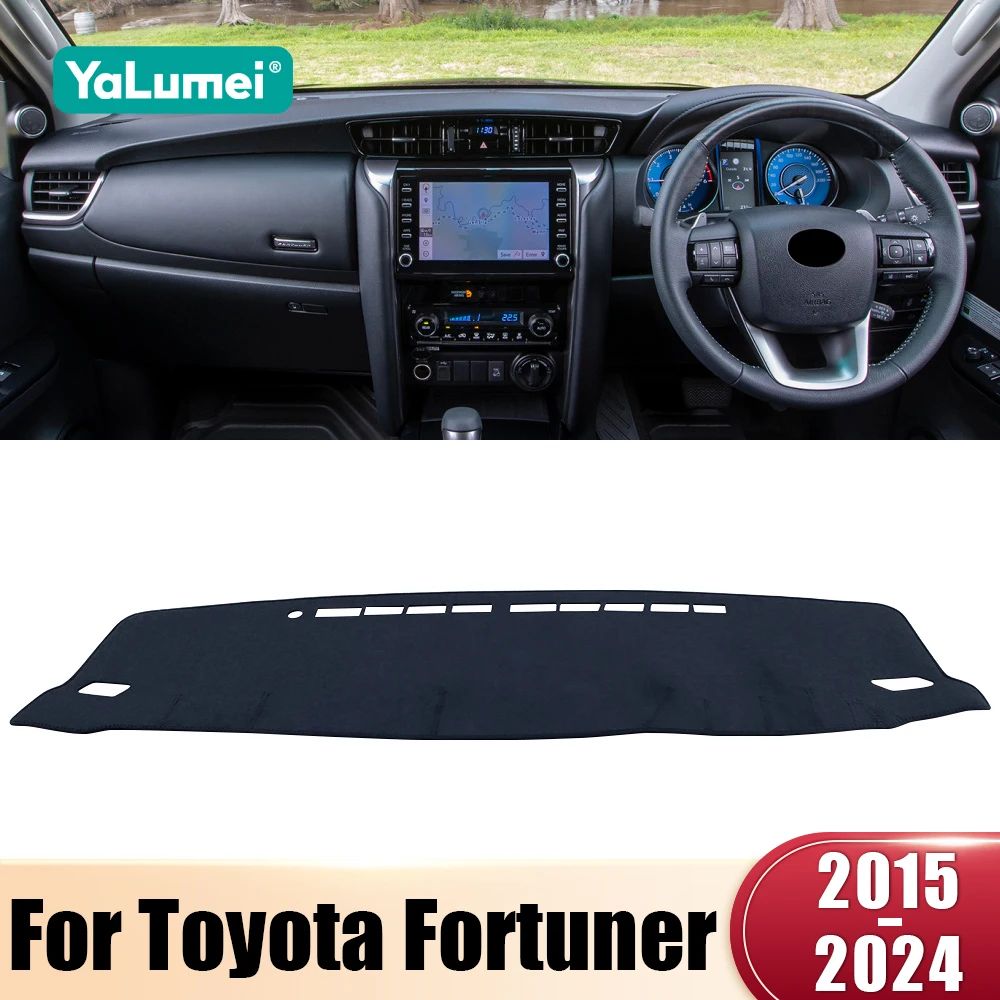 Für Toyota Fortuner AN150 AN160 2015-2018 2019 2020 2021 2022 2023 2024 Auto Dashboard Abdeckung instrument Panel Nicht-slip Pad Matte